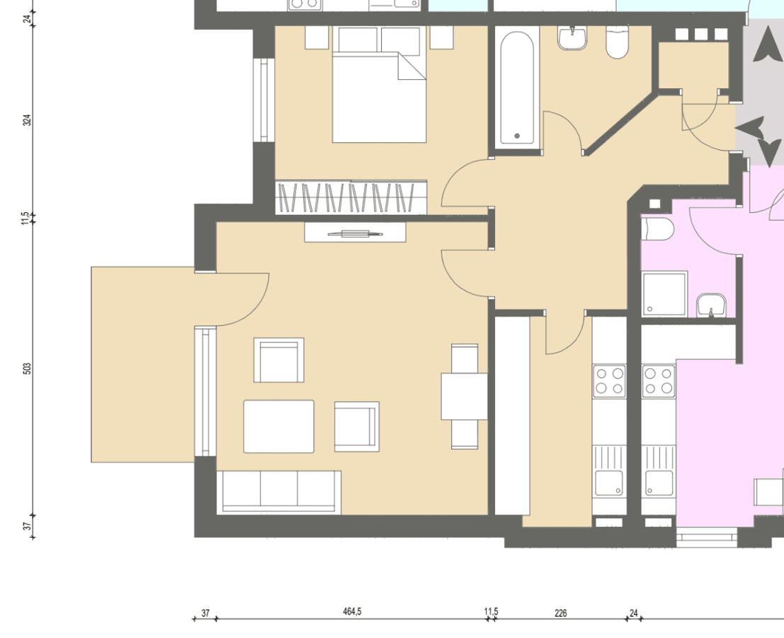 Pronájem bytu 2+1 57 m², Brückenstraße 8a, Troisdorf, Severní Porýní-Vestfálsko Pronájem bytu 2+1 57 m², Brückenstraße 8a, Troisdorf, Severní Porýní-Vestfálsko