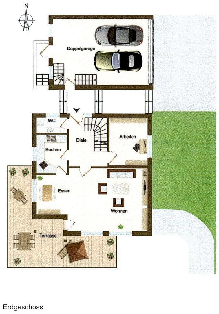 Prodej domu 112 m², pozemek 499 m², Gessertshausen, Bavorsko Prodej domu 112 m², pozemek 499 m², Gessertshausen, Bavorsko