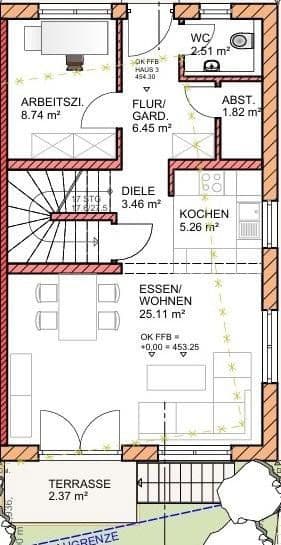 Prodej domu 135 m², pozemek 263 m², Eichendorffstraße 14, Pfaffenhofen an der Ilm, Bavorsko Prodej domu 135 m², pozemek 263 m², Eichendorffstraße 14, Pfaffenhofen an der Ilm, Bavorsko