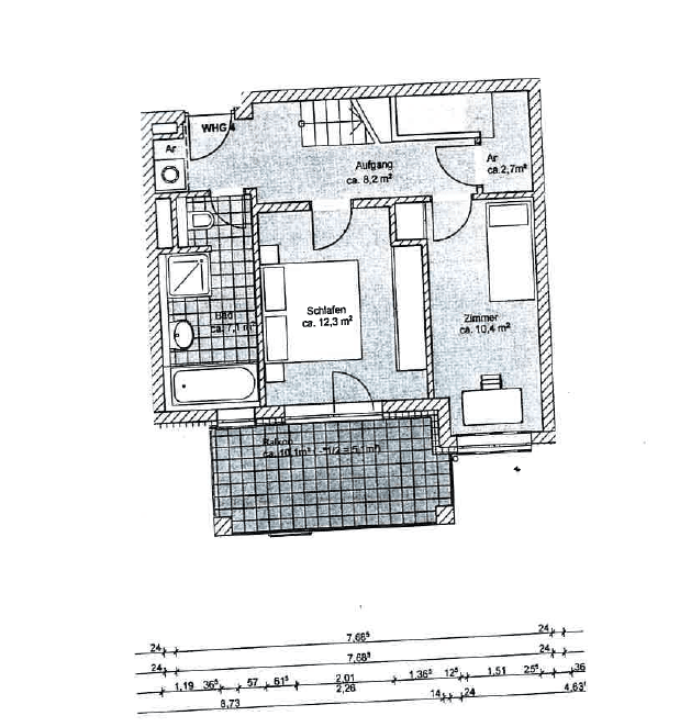 Prodej bytu 3+1 93 m², Nürnberg, Bavorsko Prodej bytu 3+1 93 m², Nürnberg, Bavorsko