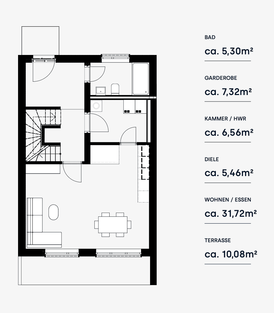 Prodej domu 150 m², pozemek 265 m², Sölber Straße 35b, Raisting, Bavorsko Prodej domu 150 m², pozemek 265 m², Sölber Straße 35b, Raisting, Bavorsko