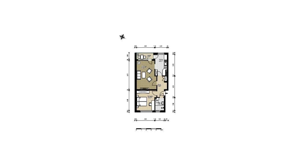 Pronájem bytu 2+1 60 m², Schoellerstr. 119, Düren, Severní Porýní-Vestfálsko Pronájem bytu 2+1 60 m², Schoellerstr. 119, Düren, Severní Porýní-Vestfálsko