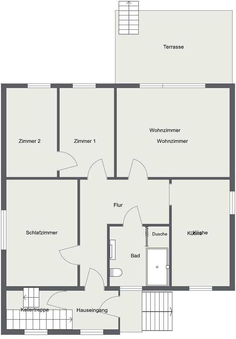 Prodej domu 85 m², pozemek 658 m², August-Paris-Str. 13, Velten, Braniborsko Prodej domu 85 m², pozemek 658 m², August-Paris-Str. 13, Velten, Braniborsko
