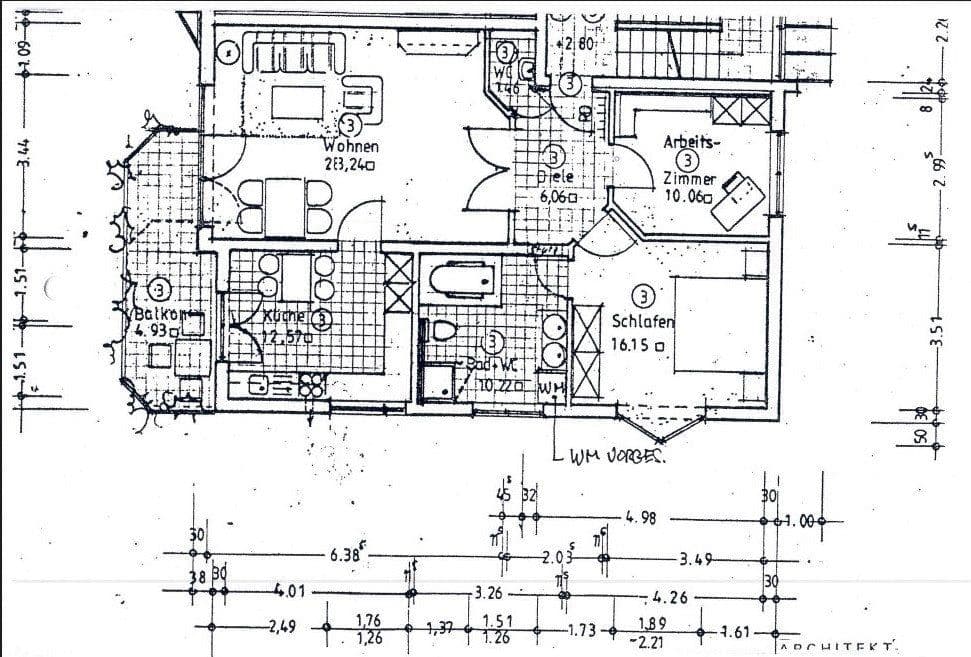 Pronájem bytu 3+1 90 m², Kelkheim (Taunus), Hessen Pronájem bytu 3+1 90 m², Kelkheim (Taunus), Hessen