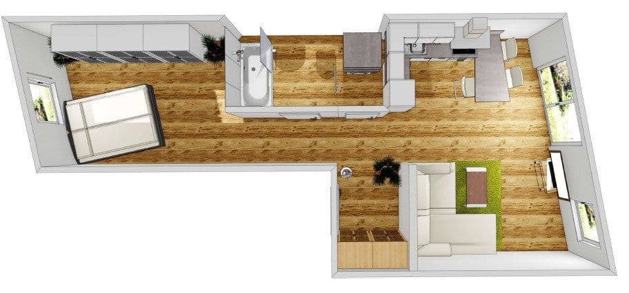 Pronájem bytu 2+1 52 m², Luitpoldstr. 78, Landshut, Nikola, Bavorsko Pronájem bytu 2+1 52 m², Luitpoldstr. 78, Landshut, Nikola, Bavorsko