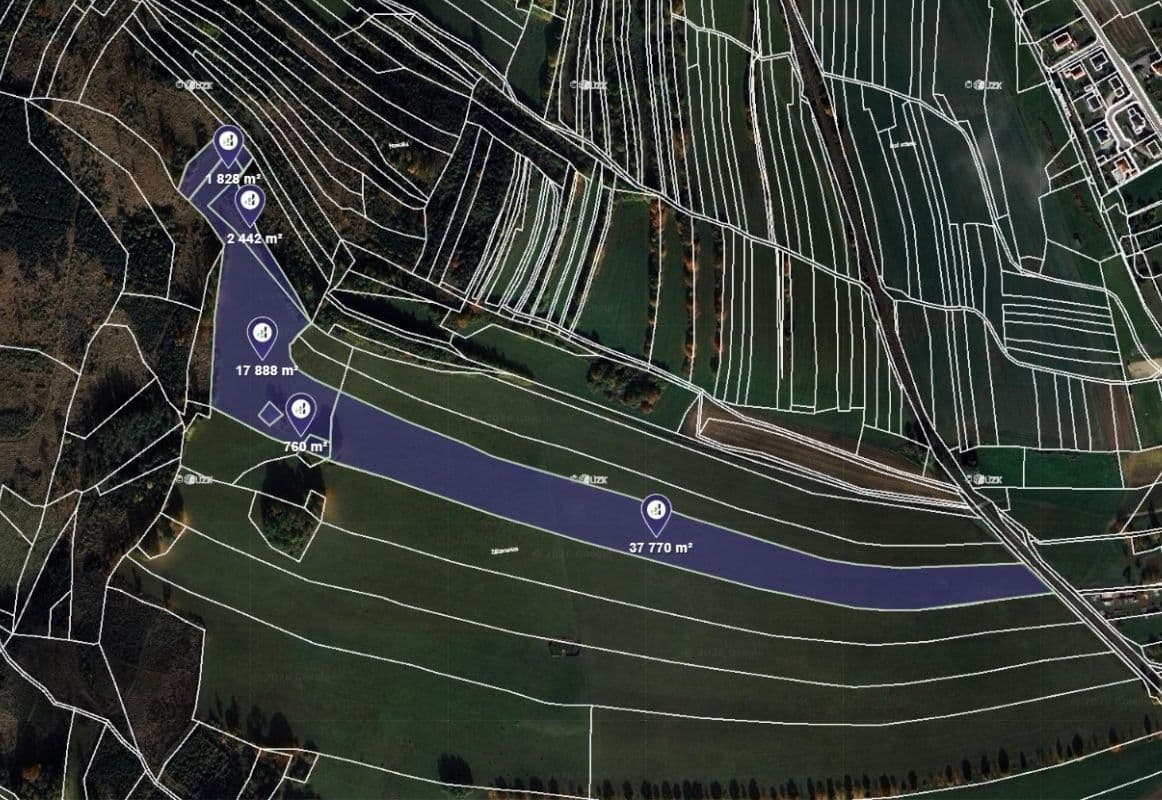 Prodej pozemku 60.688 m², Sedlejov, Kraj Vysočina Prodej pozemku 60.688 m², Sedlejov, Kraj Vysočina
