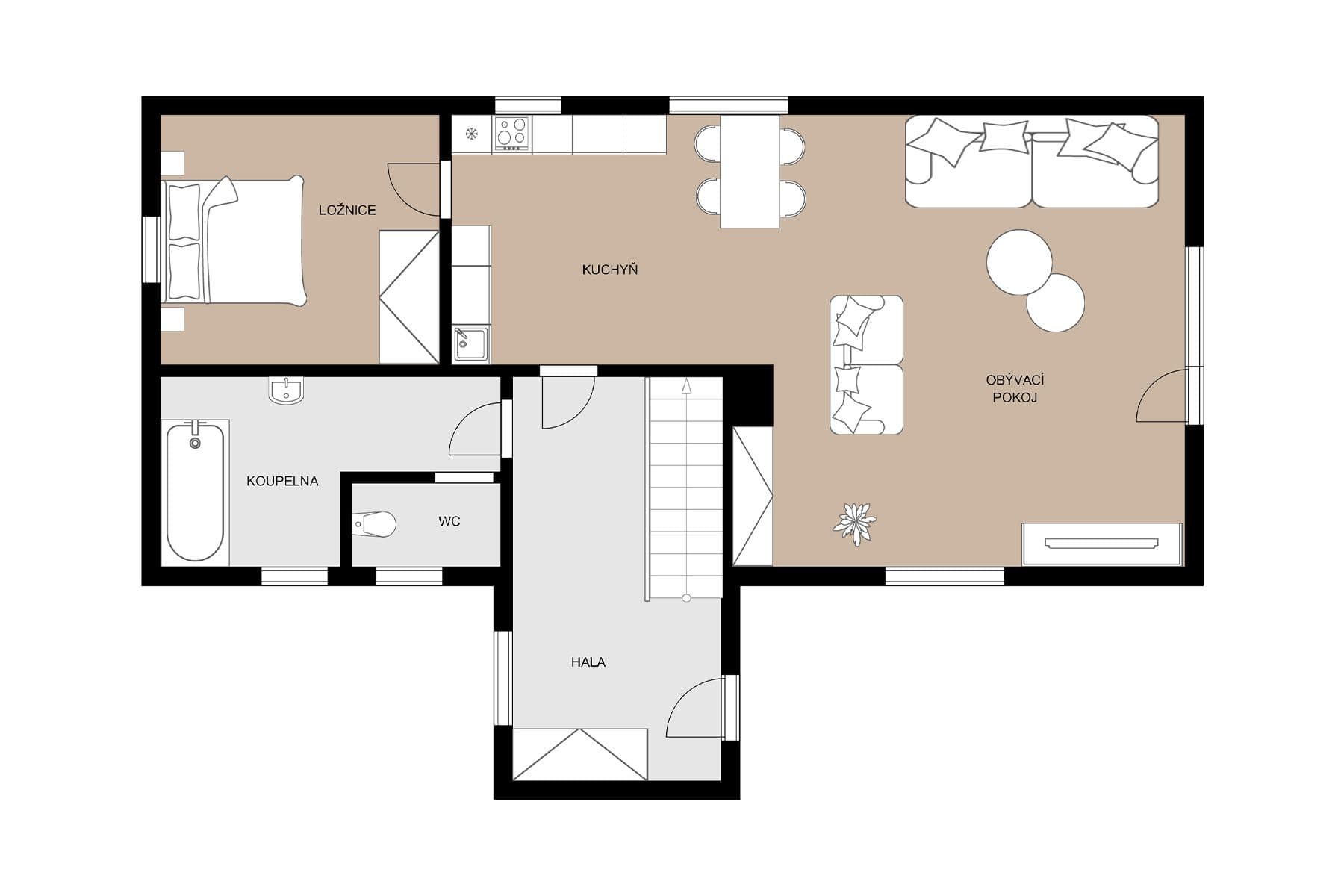 Prodej chaty, chalupy 130 m², pozemek 2.003 m², Skvrňov, Středočeský kraj Prodej chaty, chalupy 130 m², pozemek 2.003 m², Skvrňov, Středočeský kraj