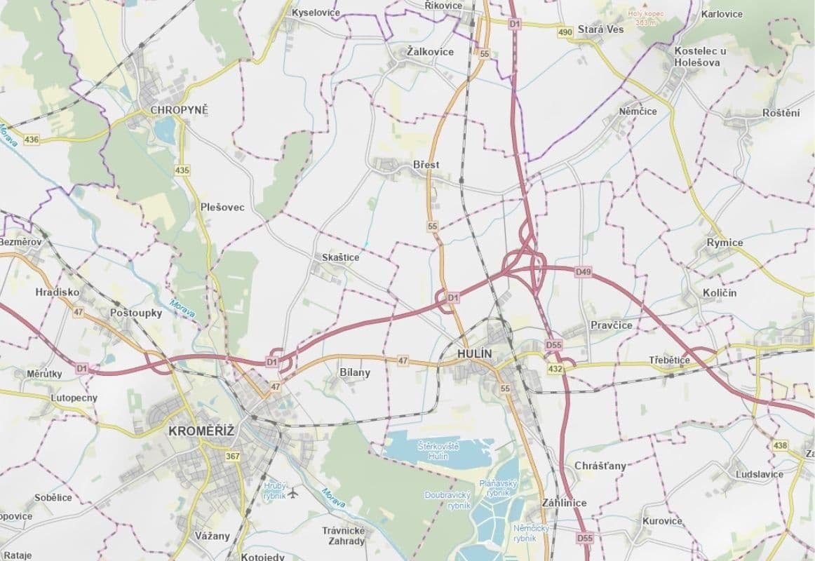 Prodej pozemku 1.555 m², Břest, Zlínský kraj Prodej pozemku 1.555 m², Břest, Zlínský kraj
