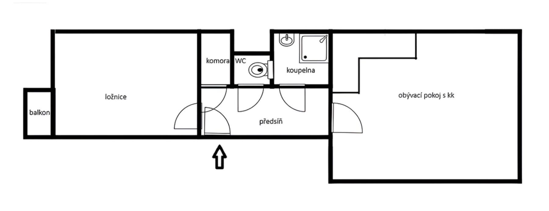 Prodej bytu 2+kk 52 m², Kubánské náměstí, Praha, Praha Prodej bytu 2+kk 52 m², Kubánské náměstí, Praha, Praha