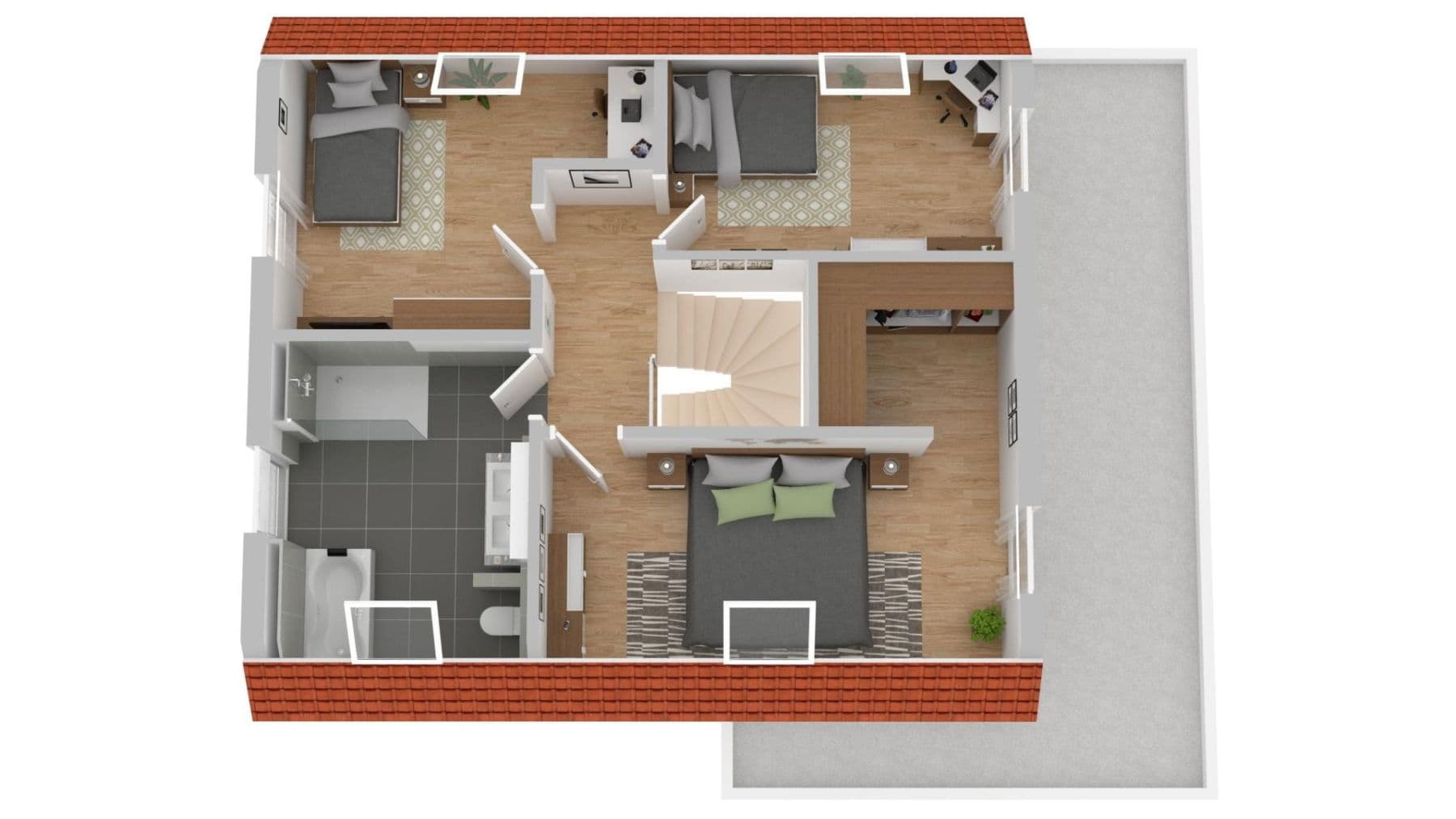 Prodej domu 156 m², pozemek 543 m², Sandbühl 22, Bingen, Bádensko-Württembersko Prodej domu 156 m², pozemek 543 m², Sandbühl 22, Bingen, Bádensko-Württembersko