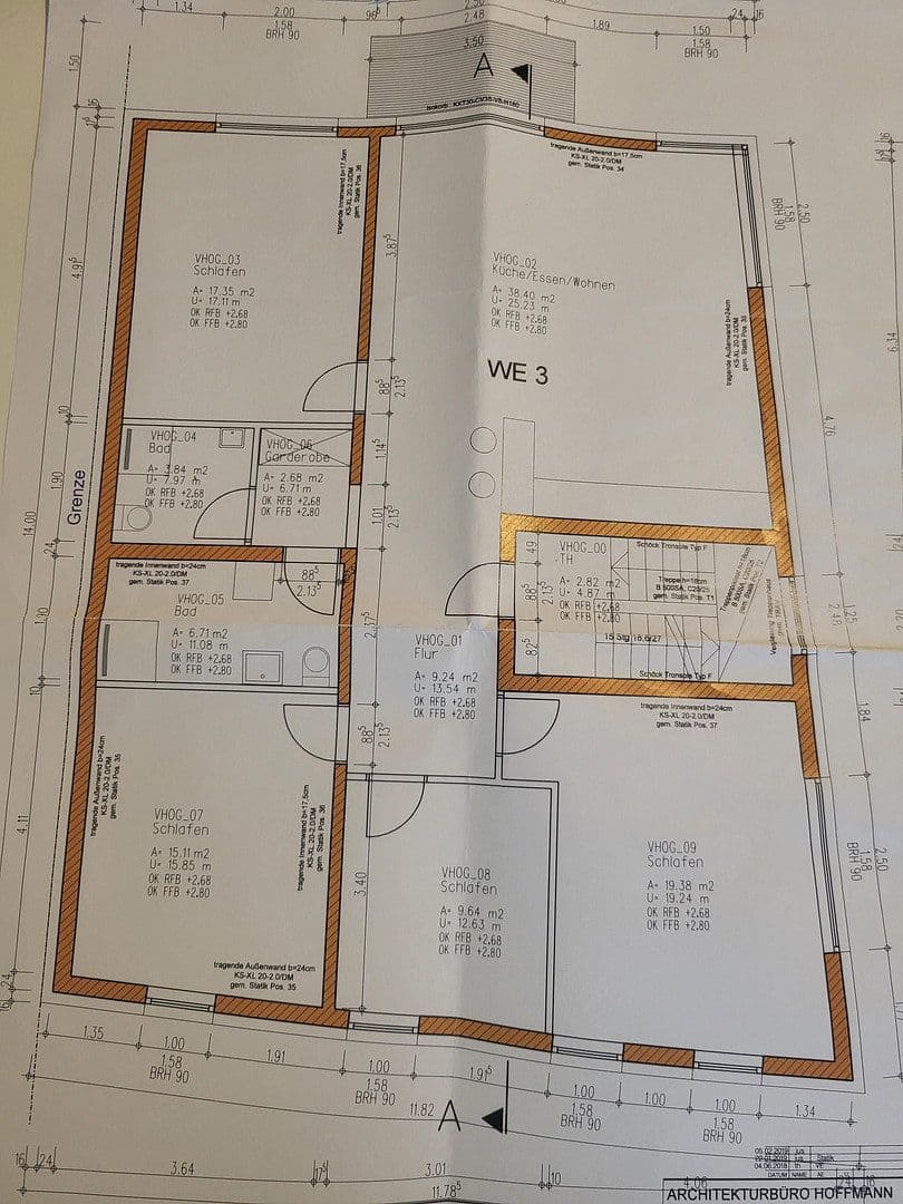 Pronájem bytu 4+1 123 m², Darmstadt, Hessen Pronájem bytu 4+1 123 m², Darmstadt, Hessen