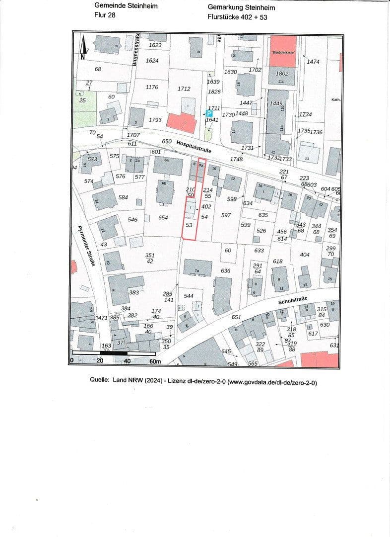 Prodej domu 91 m², pozemek 469 m², Hospitalstr. 8 A, Steinheim, Severní Porýní-Vestfálsko Prodej domu 91 m², pozemek 469 m², Hospitalstr. 8 A, Steinheim, Severní Porýní-Vestfálsko