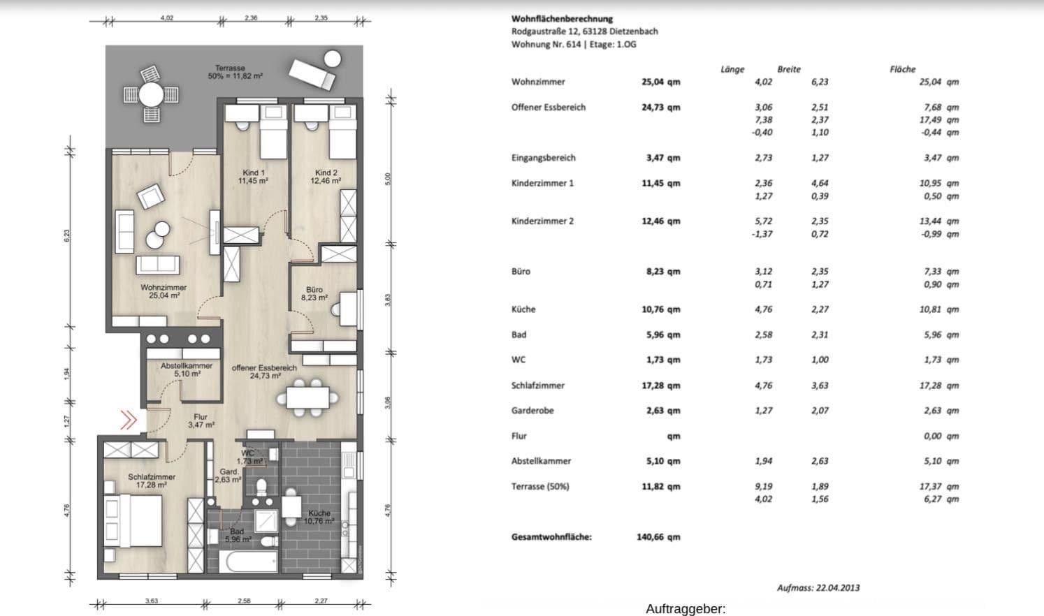 Prodej bytu 5+kk 141 m², Rodgaustraße 12, Dietzenbach, Hessen Prodej bytu 5+kk 141 m², Rodgaustraße 12, Dietzenbach, Hessen