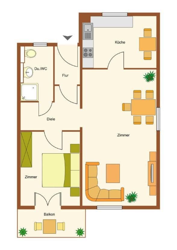 Pronájem bytu 2+1 59 m², Zwickstraße 5, Süßen, Bádensko-Württembersko Pronájem bytu 2+1 59 m², Zwickstraße 5, Süßen, Bádensko-Württembersko