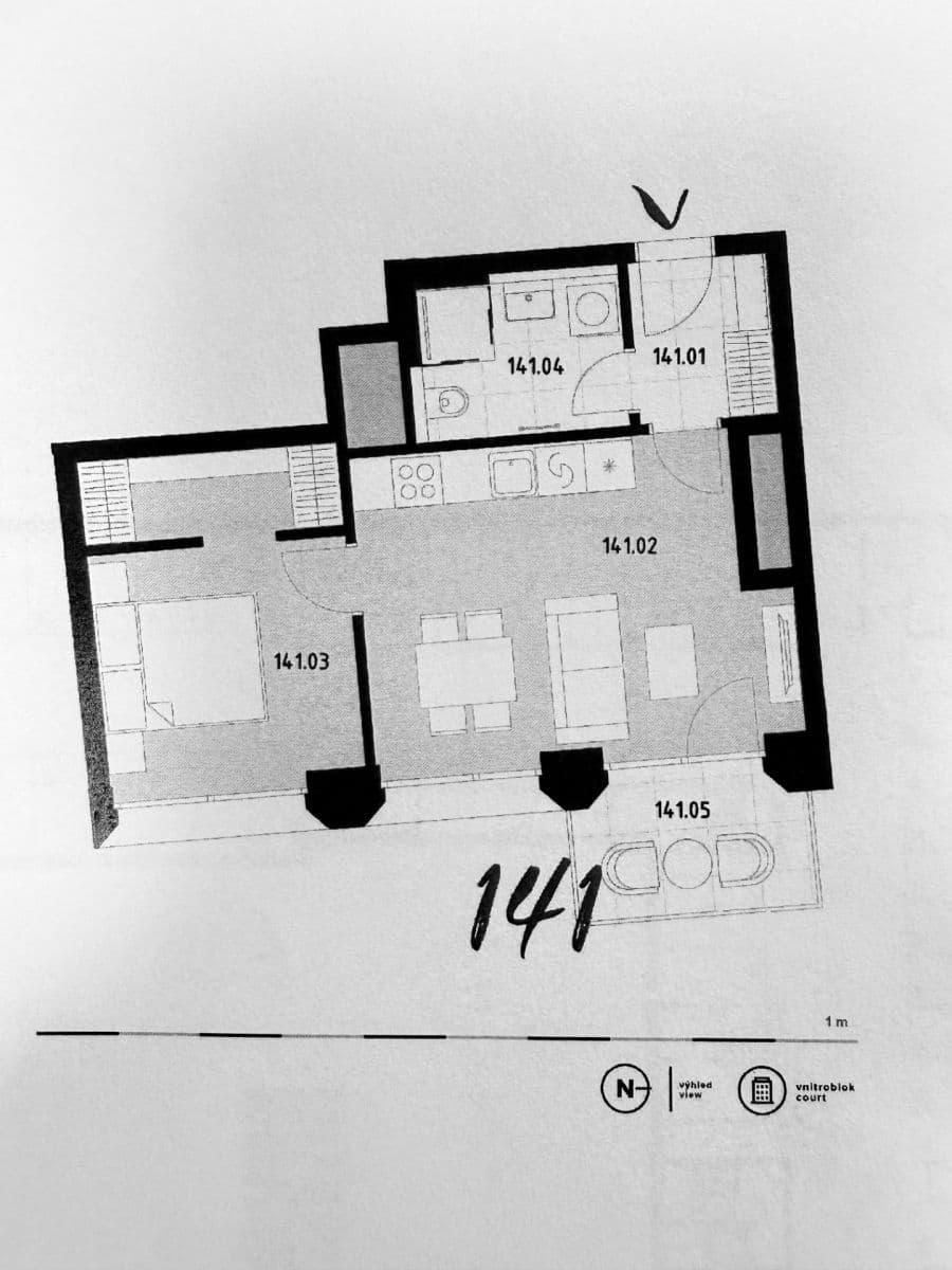 Prodej bytu 2+kk 50 m², U Lihovaru, Praha, Praha Prodej bytu 2+kk 50 m², U Lihovaru, Praha, Praha