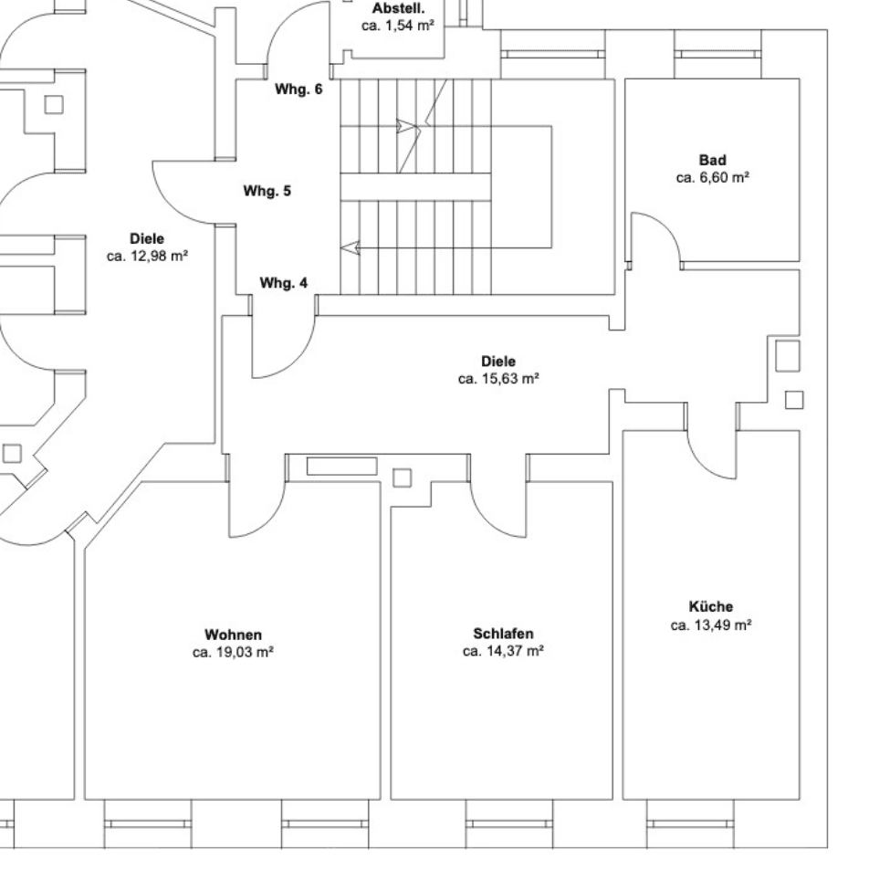 Pronájem bytu 2+1 70 m², Albert-Vollsack-Straße 2, Leipzig, Sasko Pronájem bytu 2+1 70 m², Albert-Vollsack-Straße 2, Leipzig, Sasko