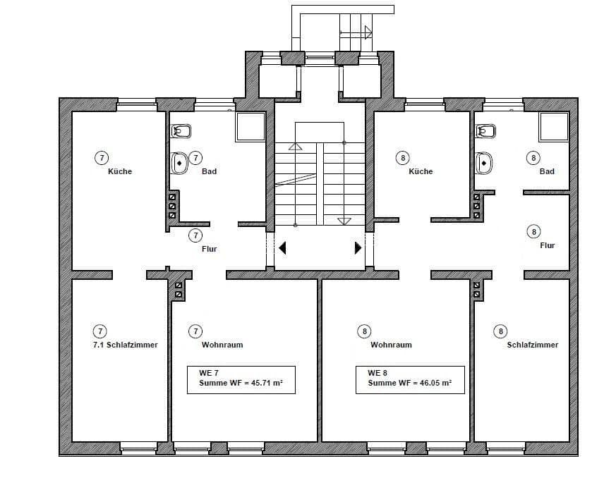 Prodej domu 437 m², pozemek 472 m², Eddelbüttelstraße 25, 25a, Hamburg-Harburg, Hamburg Prodej domu 437 m², pozemek 472 m², Eddelbüttelstraße 25, 25a, Hamburg-Harburg, Hamburg