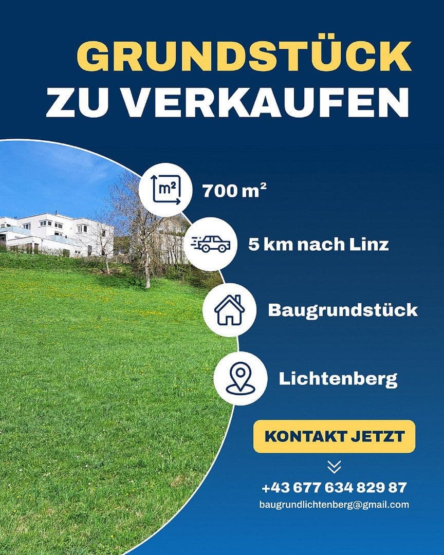 Prodej pozemku 692 m², Lichtenberg, Horní Rakousko Prodej pozemku 692 m², Lichtenberg, Horní Rakousko