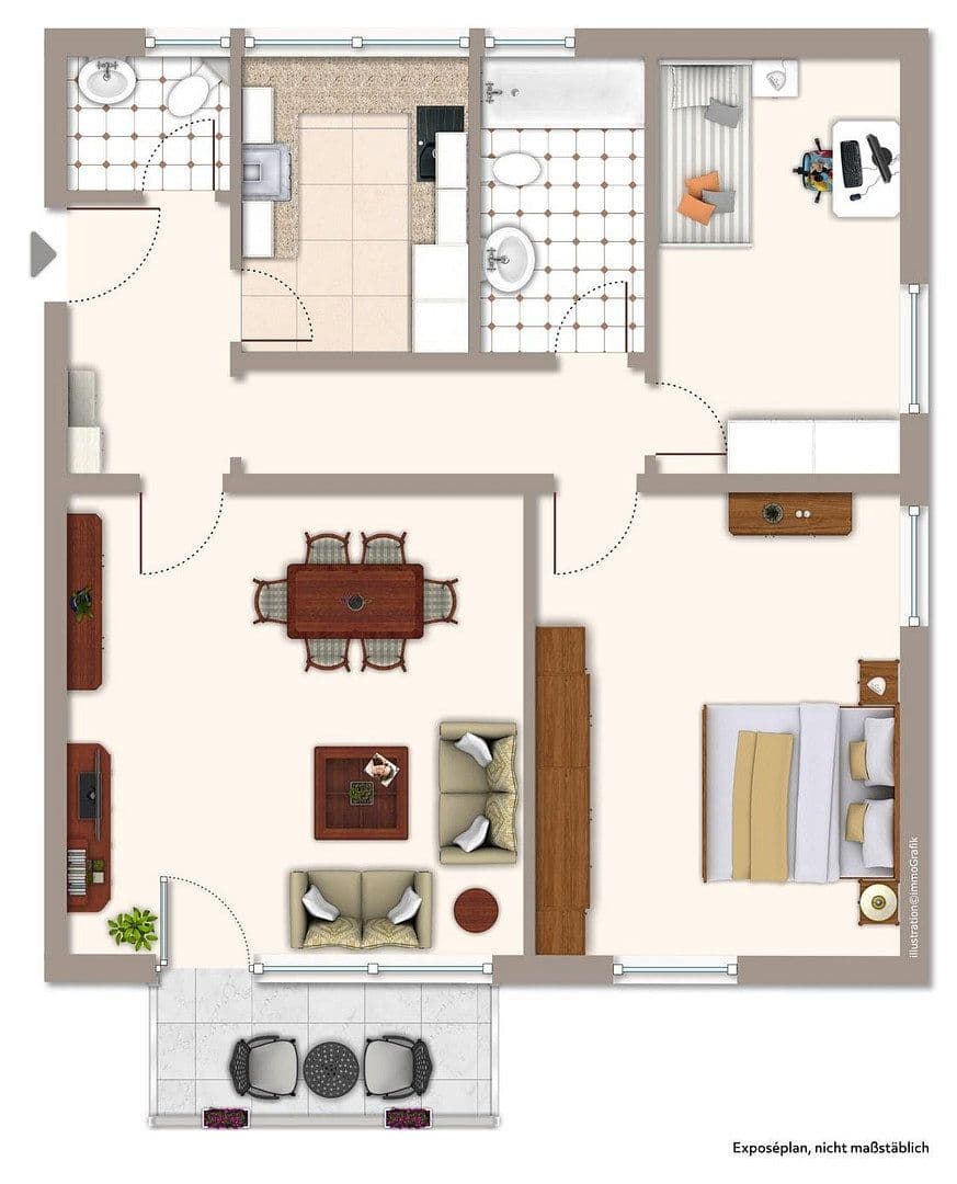 Prodej bytu 3+1 78 m², Würzburg, Bavorsko Prodej bytu 3+1 78 m², Würzburg, Bavorsko
