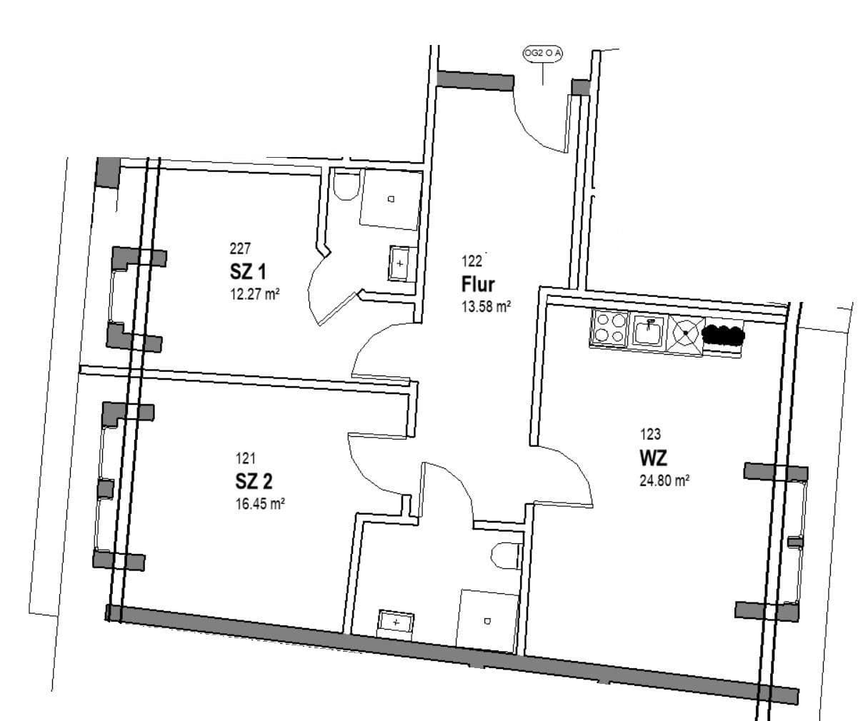 Pronájem bytu 3+1 76 m², Schmidtstraße 12, Rüdesheim am Rhein, Hessen Pronájem bytu 3+1 76 m², Schmidtstraße 12, Rüdesheim am Rhein, Hessen