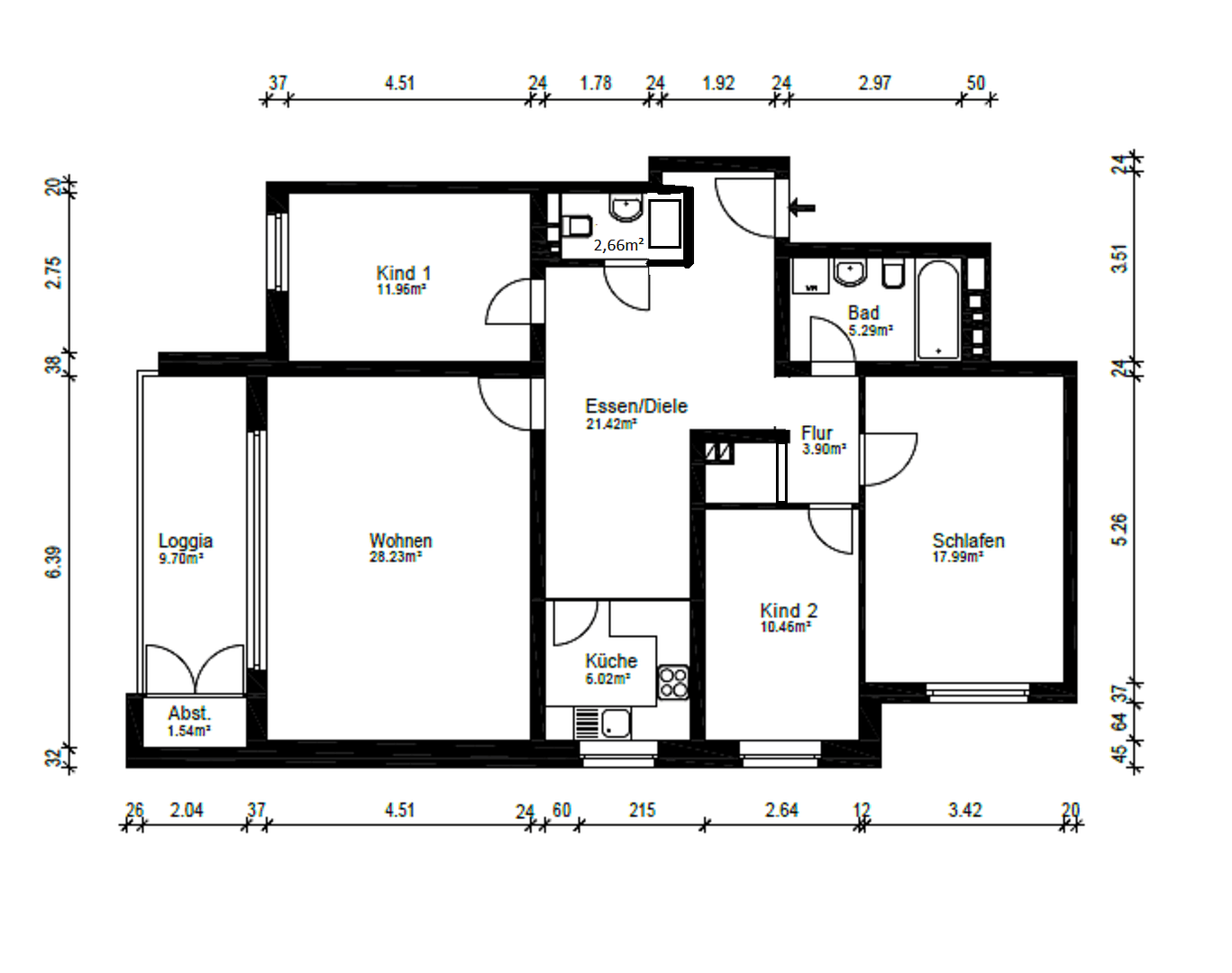 Pronájem bytu 5+1 120 m², Hamburg, Hamburg Pronájem bytu 5+1 120 m², Hamburg, Hamburg