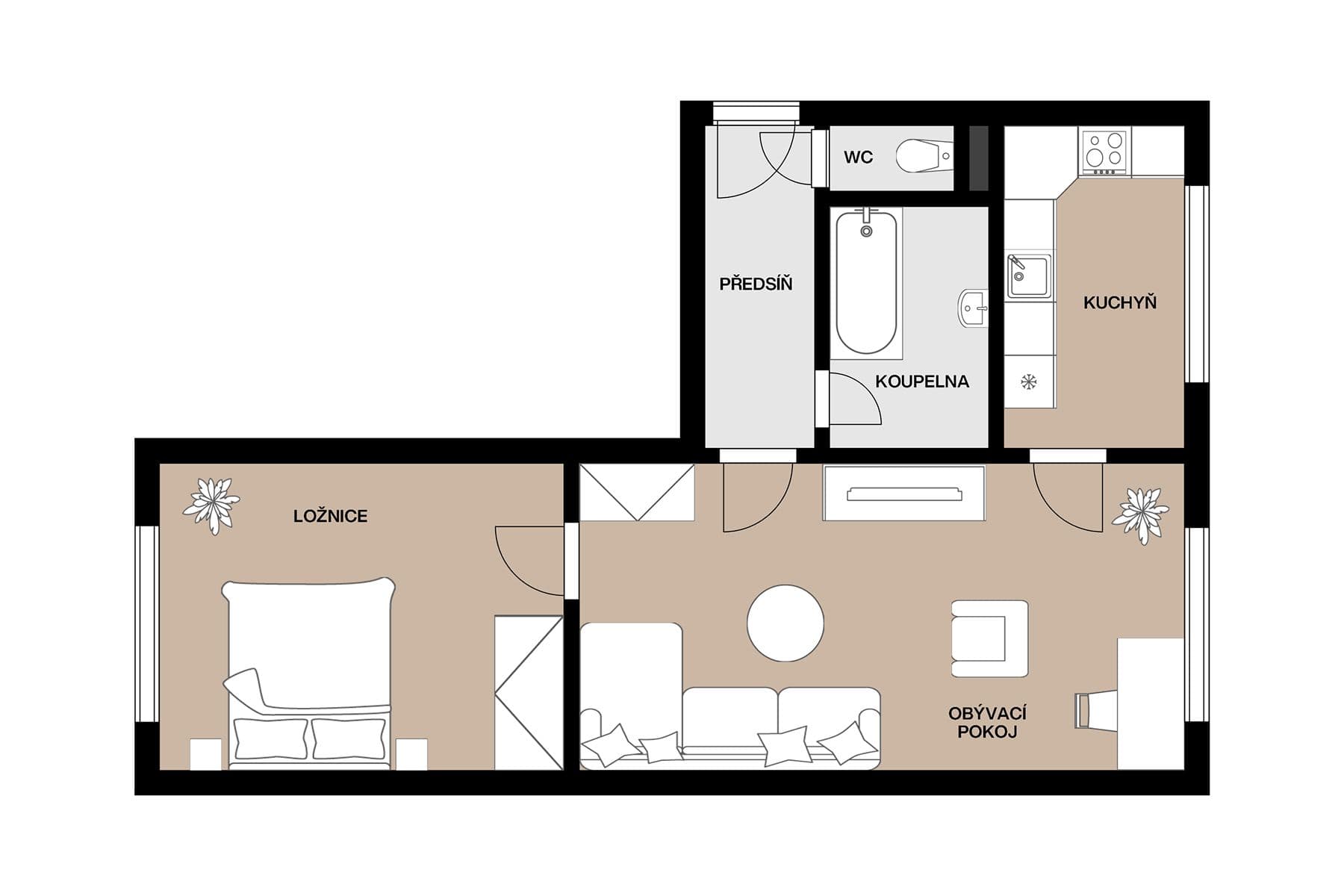 Prodej bytu 2+1 57 m², A. Trägera, České Budějovice, Jihočeský kraj Prodej bytu 2+1 57 m², A. Trägera, České Budějovice, Jihočeský kraj