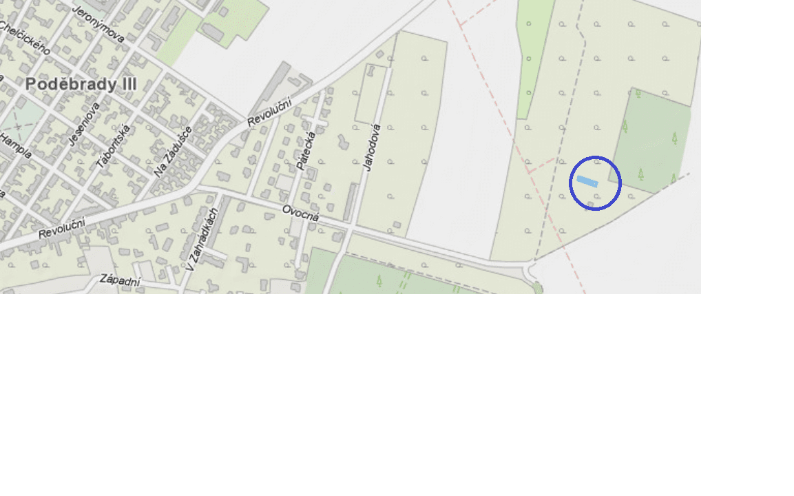Prodej pozemku 400 m², Poděbrady, Středočeský kraj Prodej pozemku 400 m², Poděbrady, Středočeský kraj