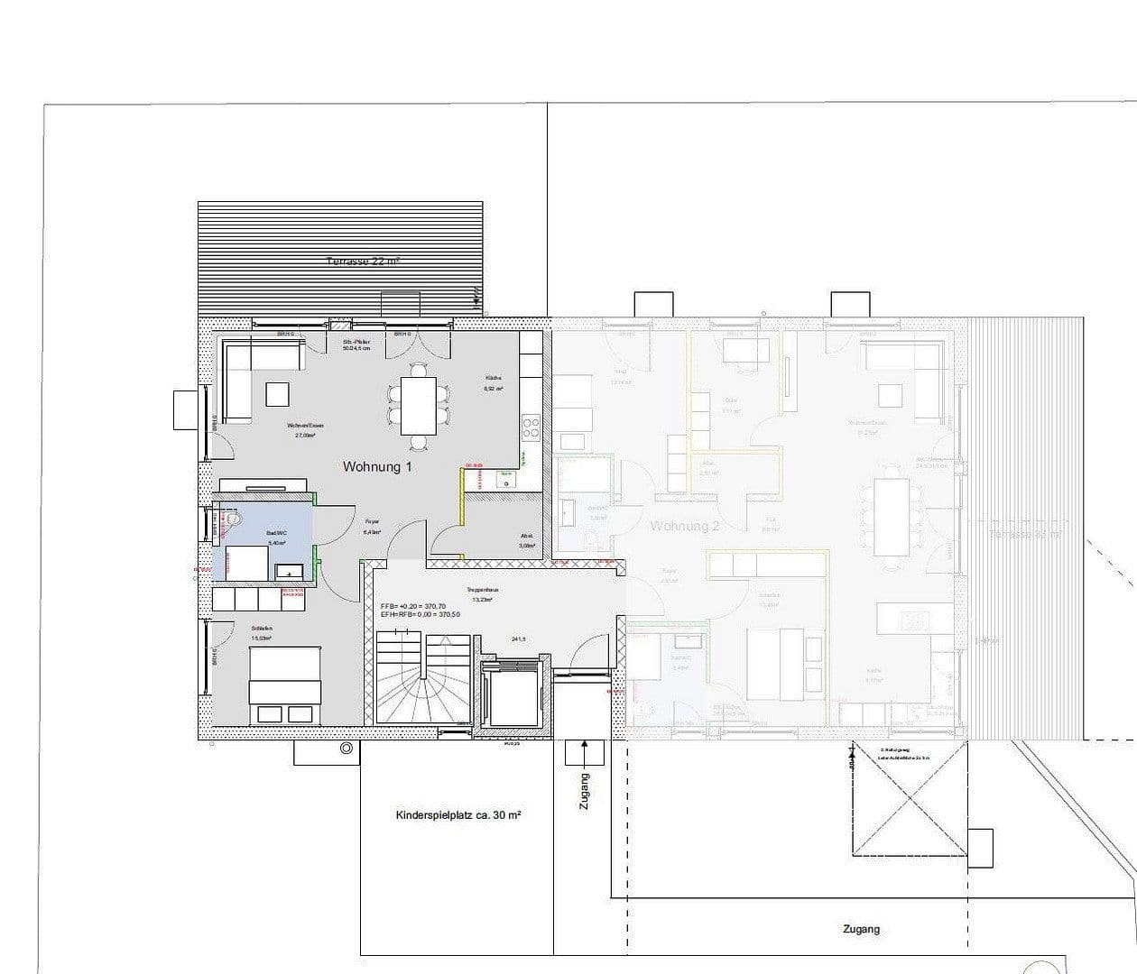 Pronájem bytu 2+1 77 m², Wilhelmstraße 10/1, Wolfschlugen, Bádensko-Württembersko Pronájem bytu 2+1 77 m², Wilhelmstraße 10/1, Wolfschlugen, Bádensko-Württembersko