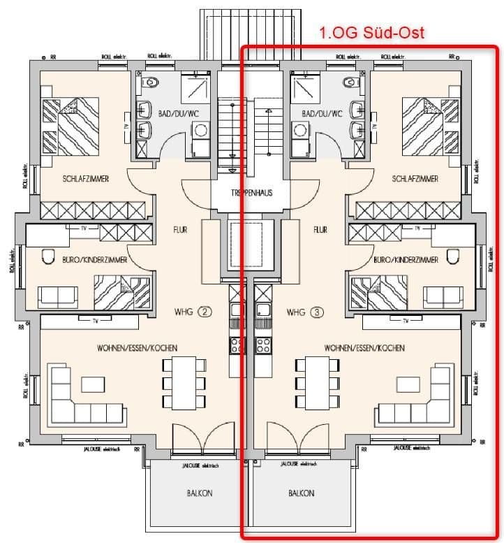 Pronájem bytu 3+kk 84 m², Mozartstr., Aalen, Bádensko-Württembersko Pronájem bytu 3+kk 84 m², Mozartstr., Aalen, Bádensko-Württembersko