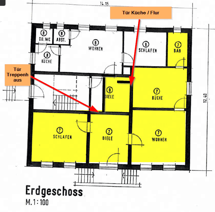 Pronájem bytu 2+kk 77 m², Hauptstraße 62, Nordstemmen, Dolní Sasko Pronájem bytu 2+kk 77 m², Hauptstraße 62, Nordstemmen, Dolní Sasko