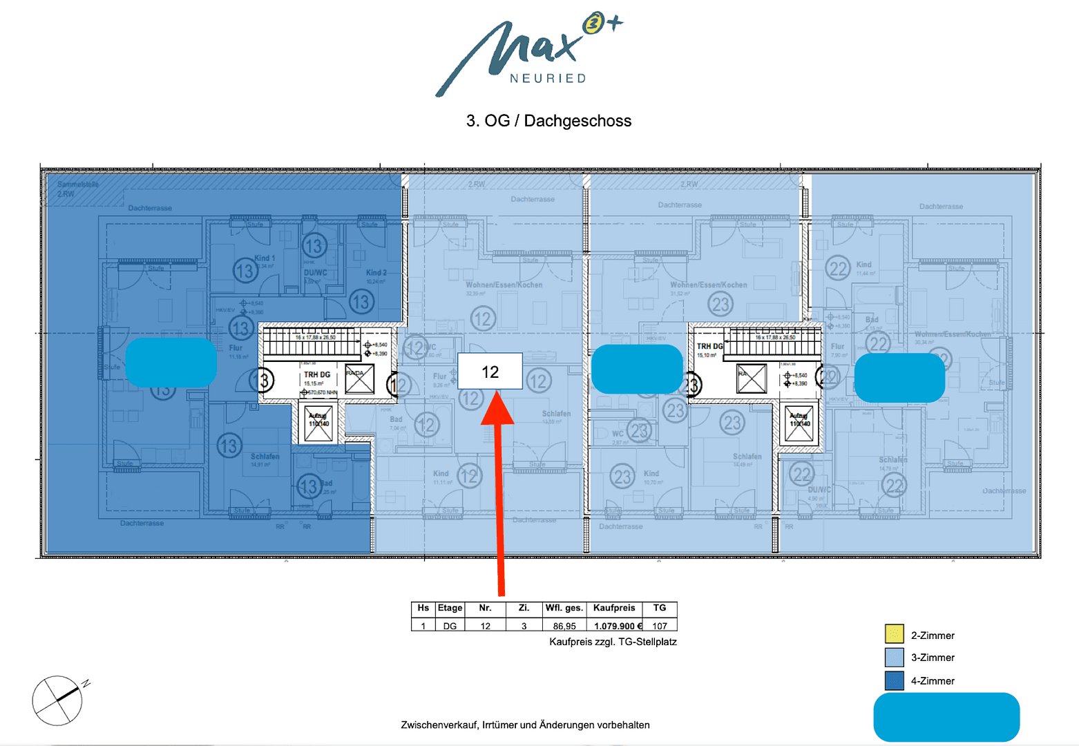 Prodej bytu 3+1 87 m², Bozaunweg 23, Neuried, Bavorsko Prodej bytu 3+1 87 m², Bozaunweg 23, Neuried, Bavorsko