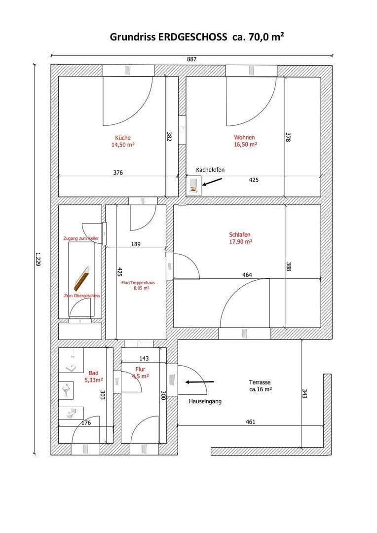 Prodej domu 100 m², pozemek 2.352 m², Otto-Liliental -Strasse 3, Altwigshagen, Mecklenburg-Vorpommern Prodej domu 100 m², pozemek 2.352 m², Otto-Liliental -Strasse 3, Altwigshagen, Mecklenburg-Vorpommern