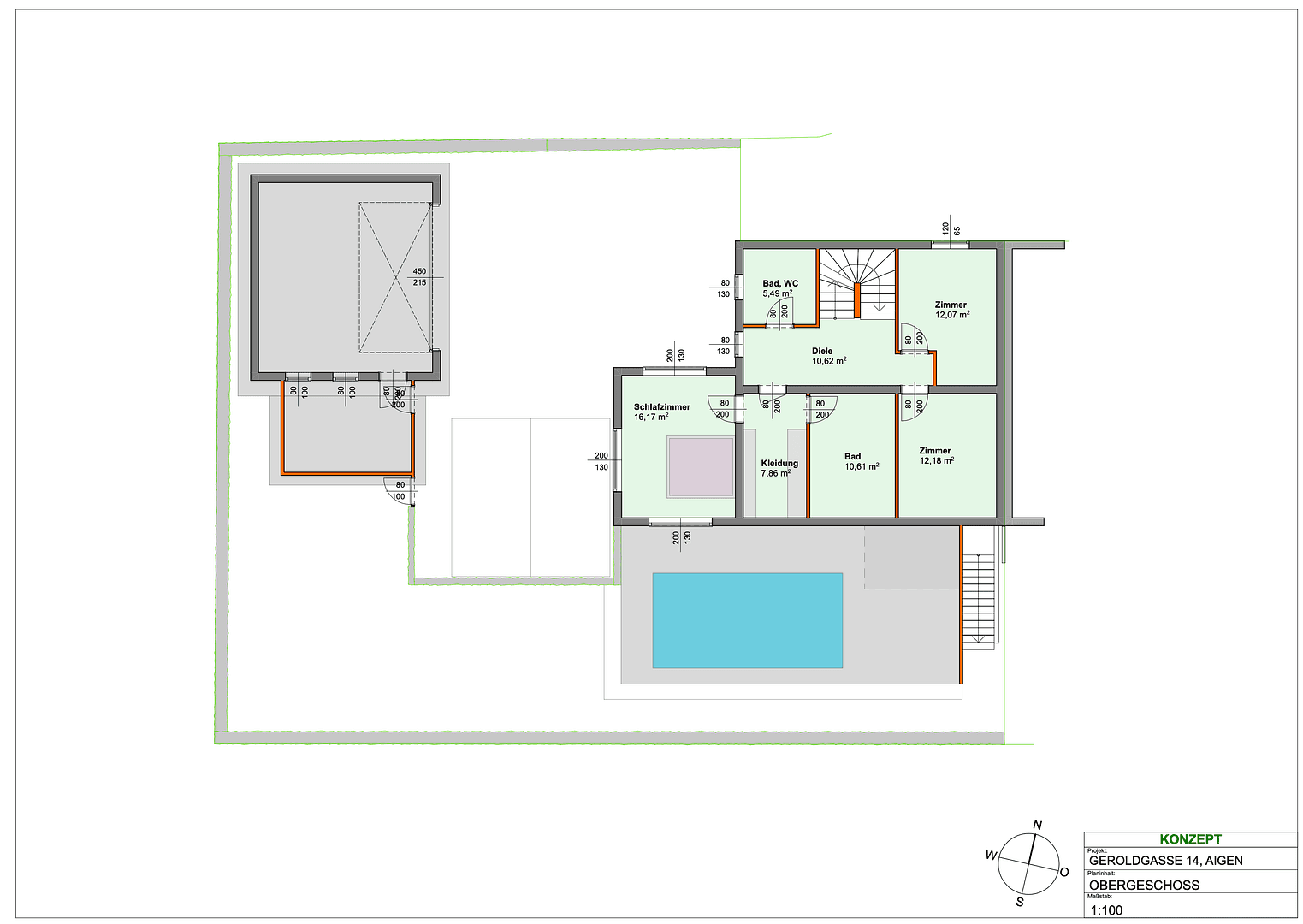 Prodej domu 120 m², pozemek 449 m², Geroldgasse, Salzburg, Salcbursko Prodej domu 120 m², pozemek 449 m², Geroldgasse, Salzburg, Salcbursko