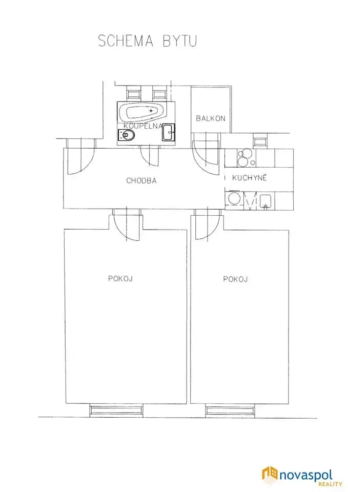 Pronájem bytu 2+1 57 m², Ortenovo náměstí, Praha, Praha Pronájem bytu 2+1 57 m², Ortenovo náměstí, Praha, Praha