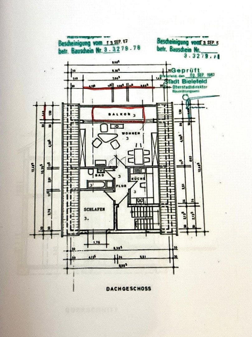 Pronájem bytu 2+1 61 m², Bielefeld, Severní Porýní-Vestfálsko Pronájem bytu 2+1 61 m², Bielefeld, Severní Porýní-Vestfálsko