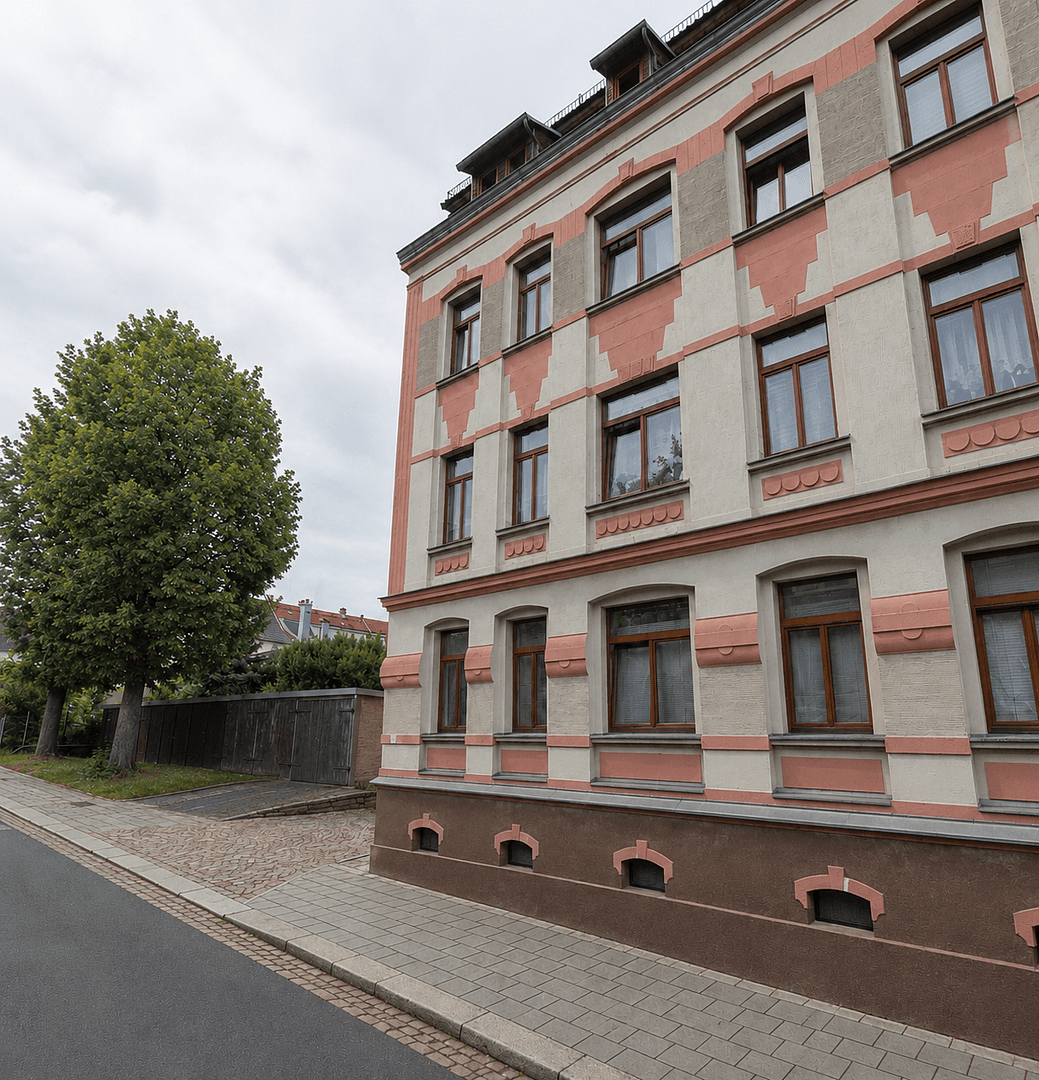 Pronájem bytu 2+1 42 m², Philippstr. 57, Meerane, Sasko Pronájem bytu 2+1 42 m², Philippstr. 57, Meerane, Sasko