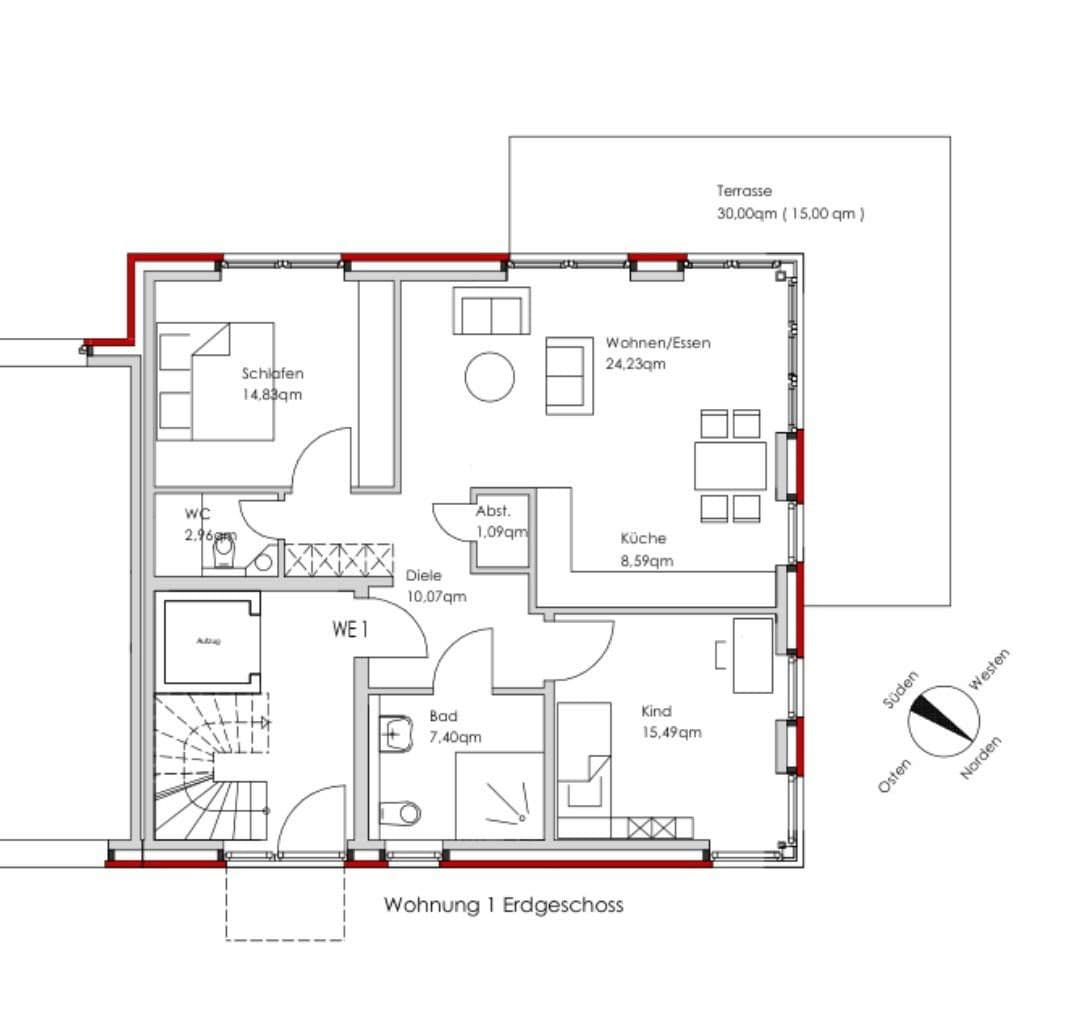 Prodej bytu 3+1 99 m², Hamburg, Hamburg Prodej bytu 3+1 99 m², Hamburg, Hamburg