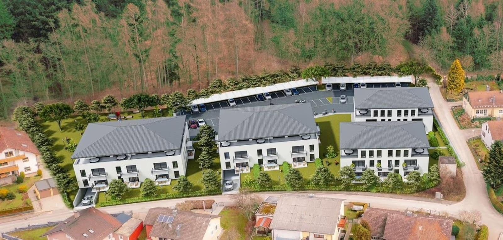 Pronájem bytu 2+1 72 m², Am Steinkart 5b, Bad Griesbach i.Rottal, Bavorsko Pronájem bytu 2+1 72 m², Am Steinkart 5b, Bad Griesbach i.Rottal, Bavorsko