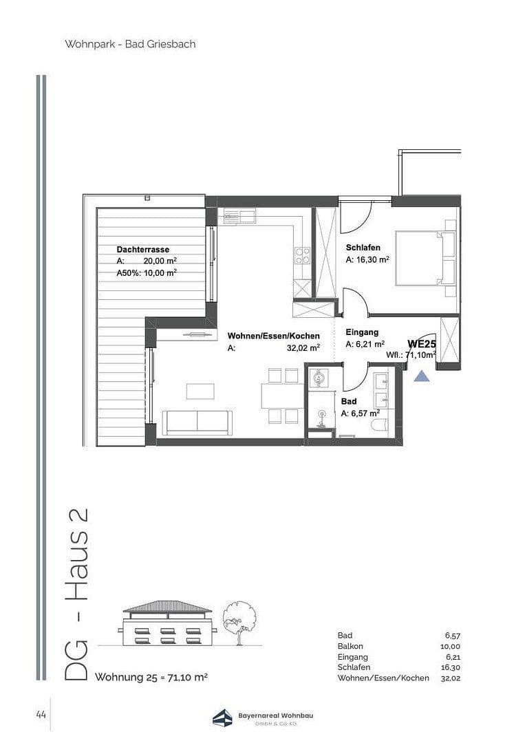 Pronájem bytu 2+1 72 m², Am Steinkart 5b, Bad Griesbach i.Rottal, Bavorsko Pronájem bytu 2+1 72 m², Am Steinkart 5b, Bad Griesbach i.Rottal, Bavorsko