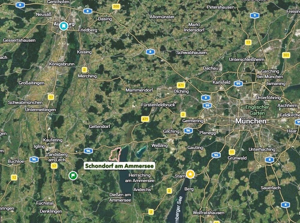 Prodej pozemku 1.102 m², Schondorf am Ammersee, Bavorsko Prodej pozemku 1.102 m², Schondorf am Ammersee, Bavorsko