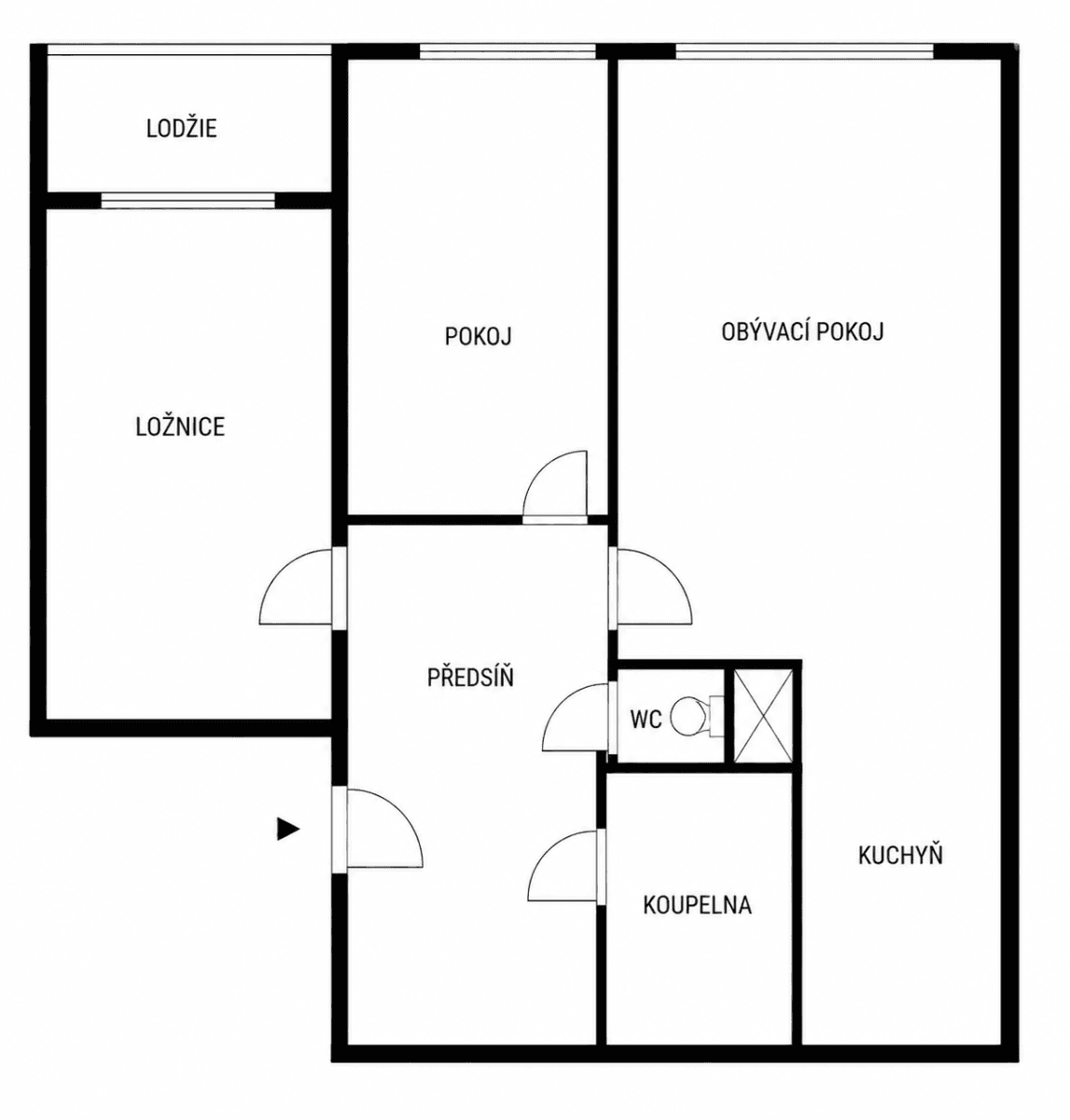 Prodej bytu 3+kk 57 m², Radomská, Praha, Praha Prodej bytu 3+kk 57 m², Radomská, Praha, Praha