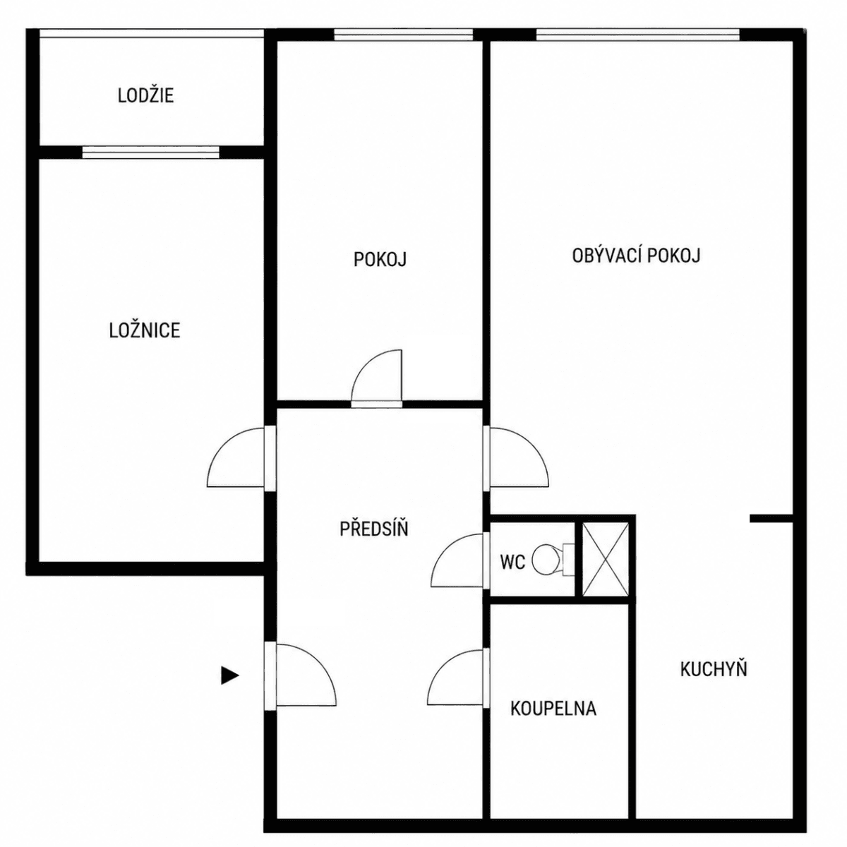 Prodej bytu 3+kk 60 m², Radomská, Praha, Praha Prodej bytu 3+kk 60 m², Radomská, Praha, Praha