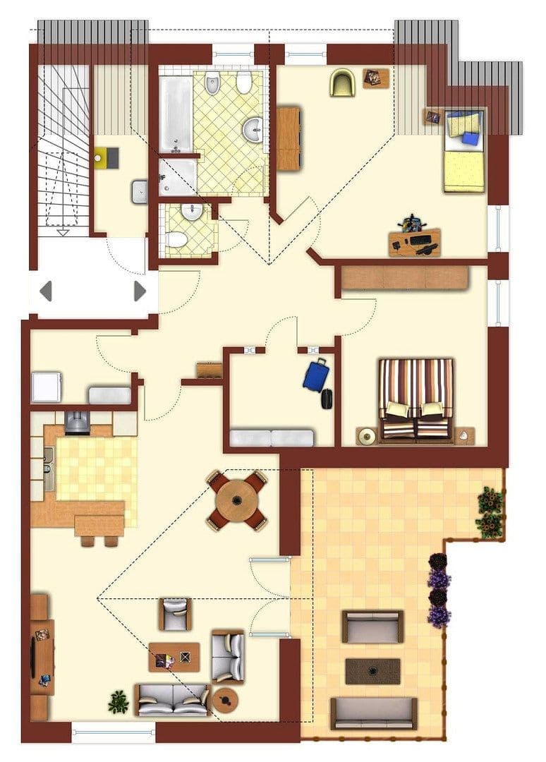 Pronájem bytu 3+1 110 m², Elisabeth-Flöge-Str. 2, Sarstedt, Dolní Sasko Pronájem bytu 3+1 110 m², Elisabeth-Flöge-Str. 2, Sarstedt, Dolní Sasko