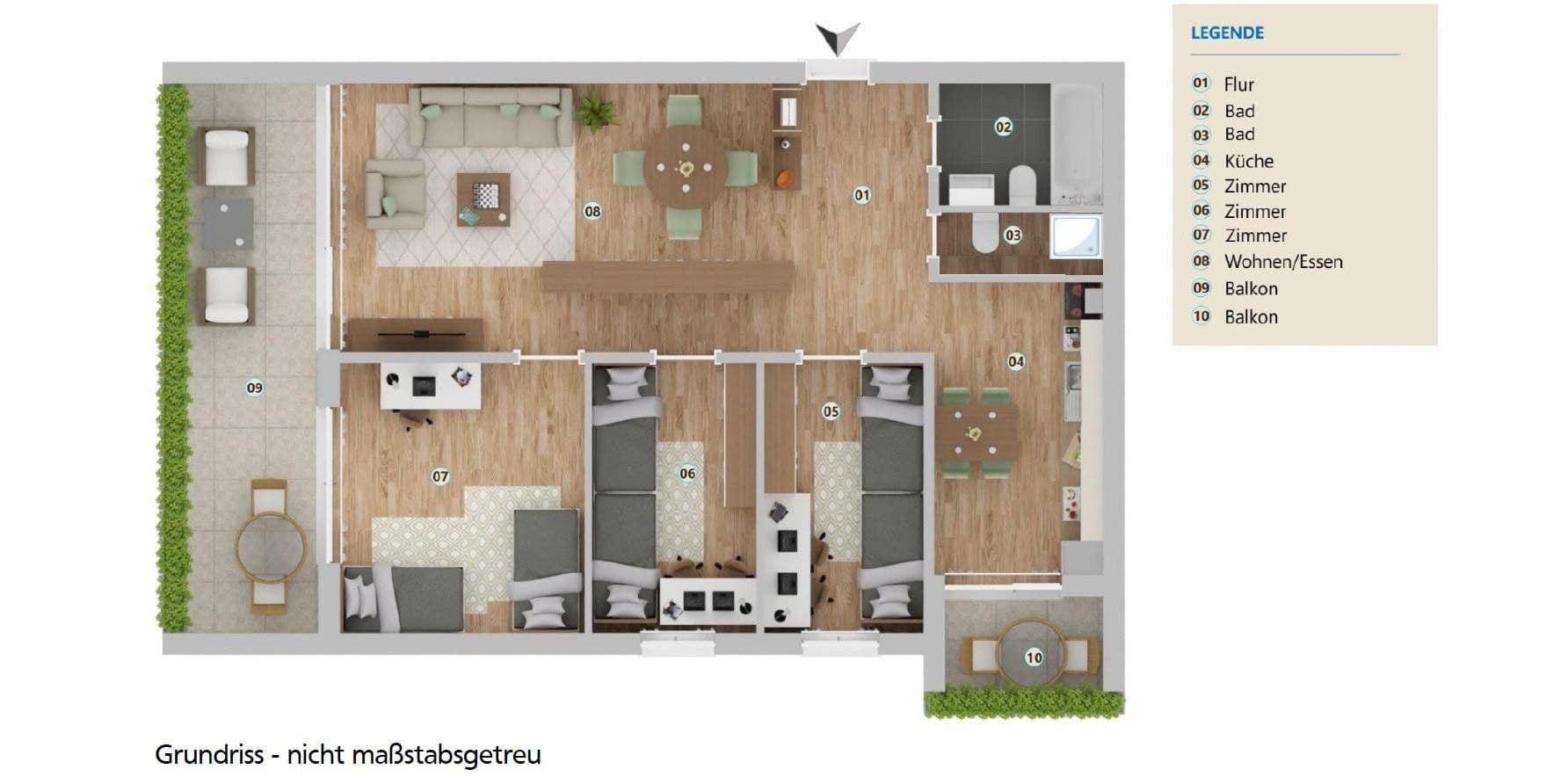 Prodej bytu 4+1 84 m², Berliner Straße 35, Ingolstadt, Bavorsko Prodej bytu 4+1 84 m², Berliner Straße 35, Ingolstadt, Bavorsko
