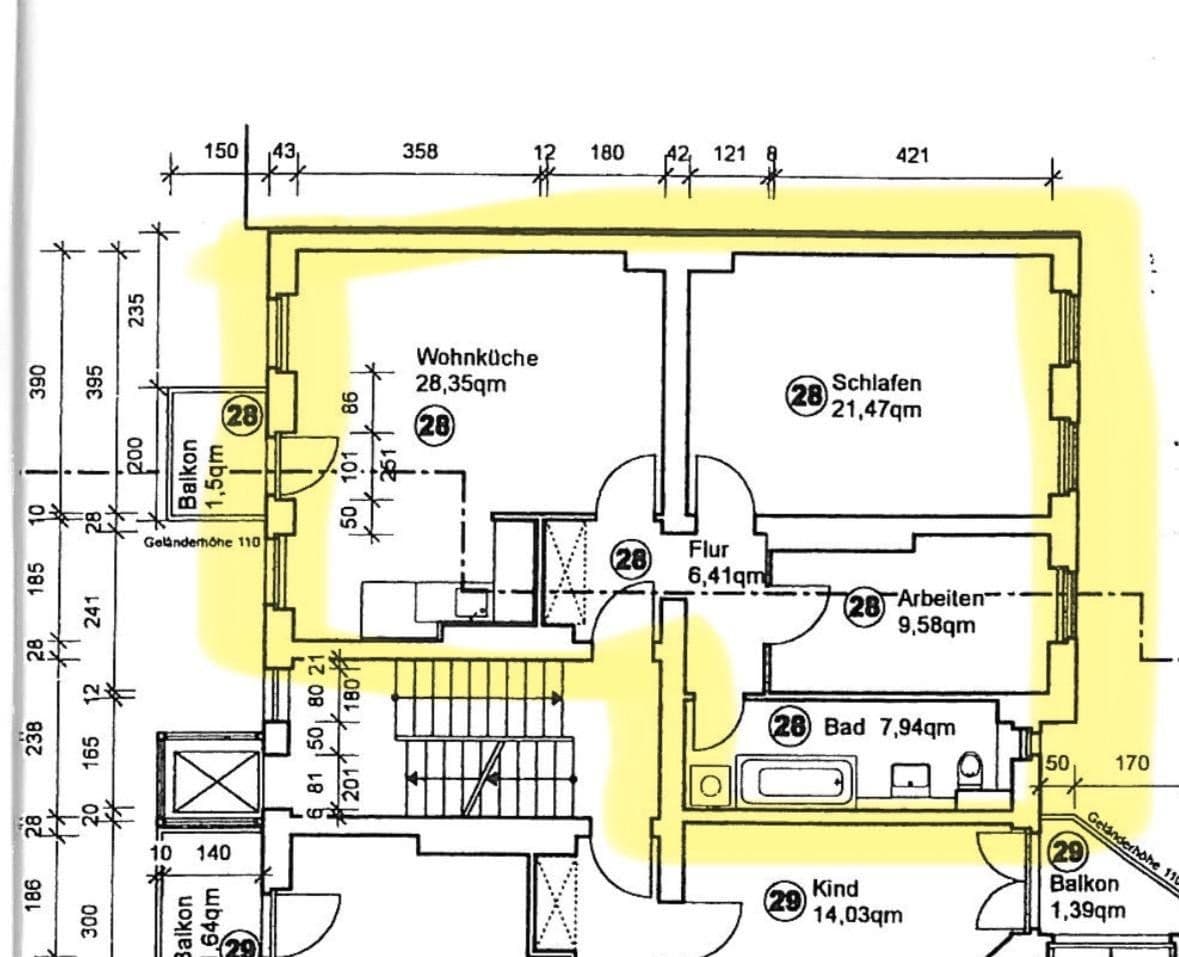 Prodej bytu 3+1 75 m², Boxhagener Straße 59, Berlin, Berlín Prodej bytu 3+1 75 m², Boxhagener Straße 59, Berlin, Berlín