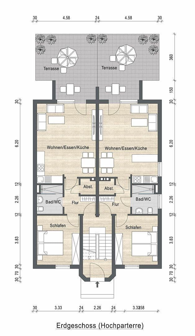 Pronájem bytu 2+1 60 m², Bayreuth, Bavorsko Pronájem bytu 2+1 60 m², Bayreuth, Bavorsko