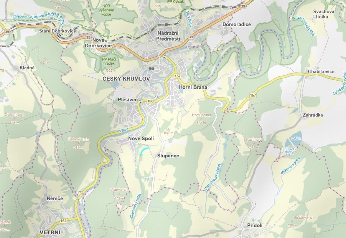 Prodej pozemku 7.756 m², Český Krumlov, Jihočeský kraj Prodej pozemku 7.756 m², Český Krumlov, Jihočeský kraj