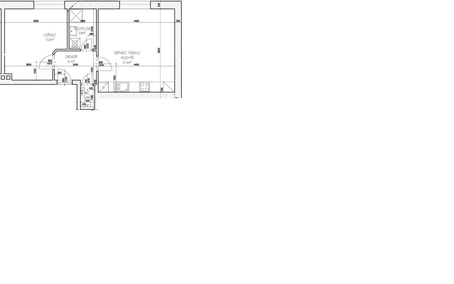 Pronájem bytu 2+kk 44 m², Postupice, Středočeský kraj Pronájem bytu 2+kk 44 m², Postupice, Středočeský kraj