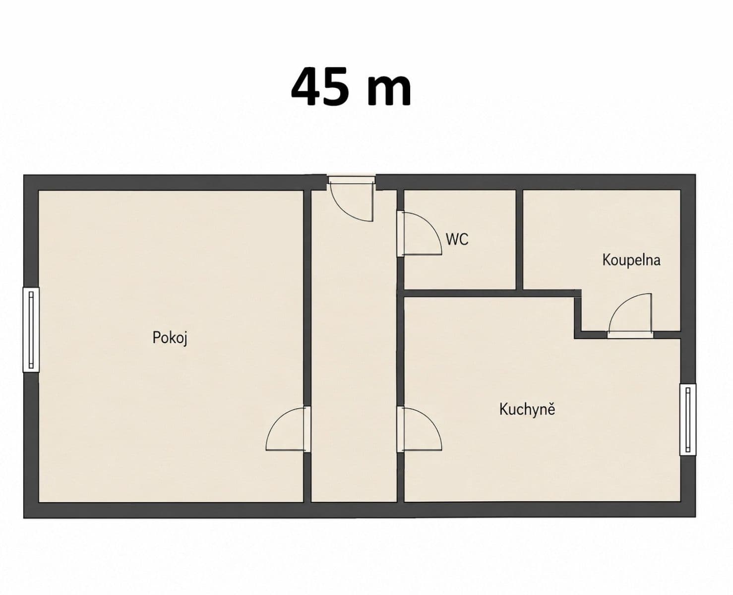 Pronájem bytu 1+1 45 m², Jana Zajíce, Praha, Praha Pronájem bytu 1+1 45 m², Jana Zajíce, Praha, Praha