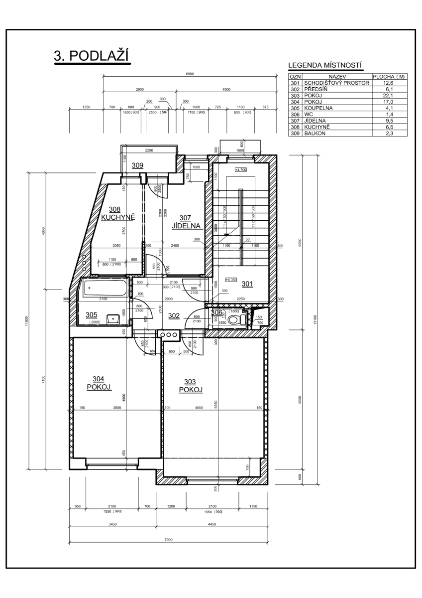 Pronájem bytu 2+1 69 m², Šmejkalova, Brno, Jihomoravský kraj Pronájem bytu 2+1 69 m², Šmejkalova, Brno, Jihomoravský kraj